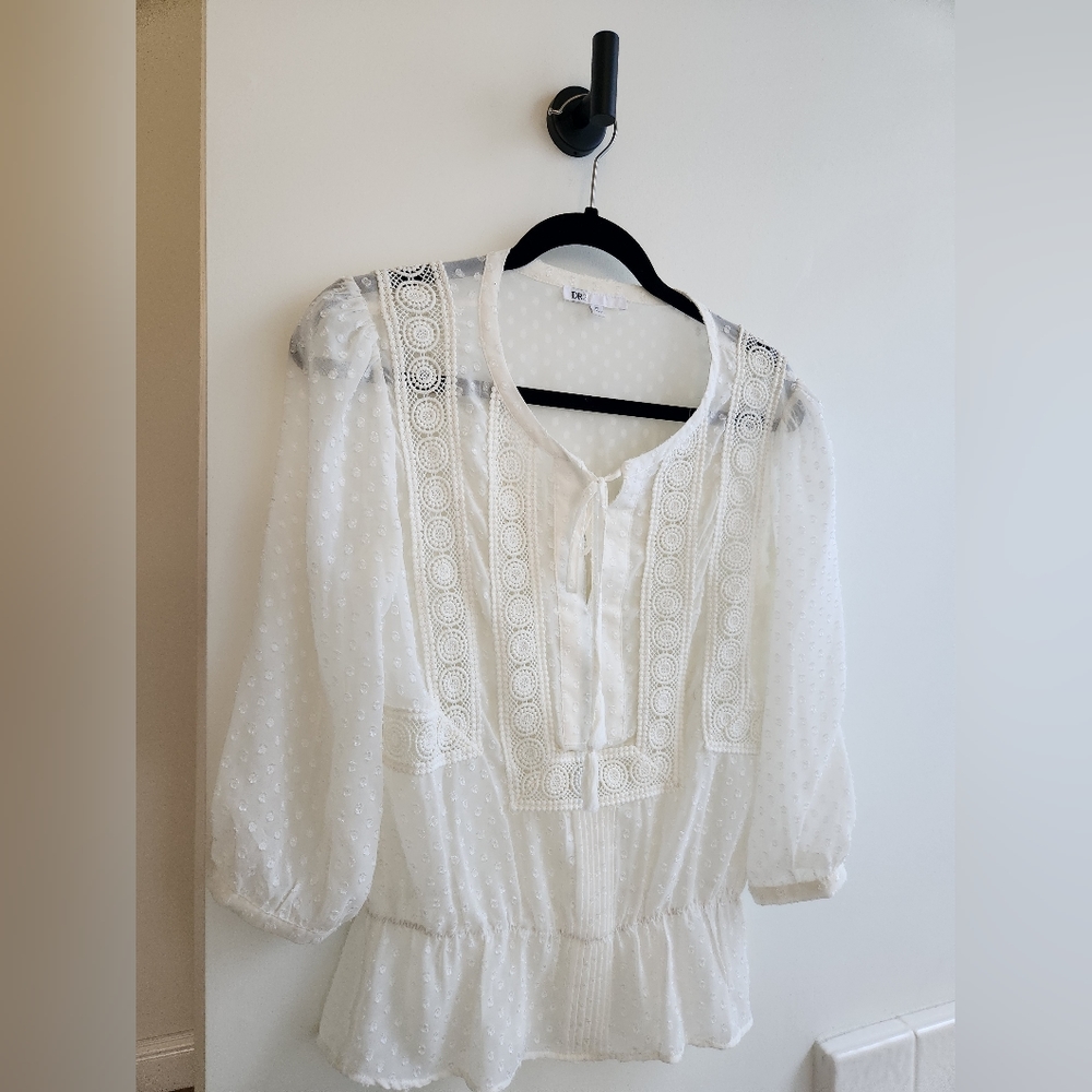 DR2 Women's Sheer Blouse XS